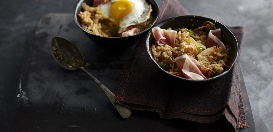 Quinoa with prosciutto HERO
